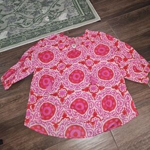 IVY JANE BOHEMIAN BLOUSE TOP SZ S/M